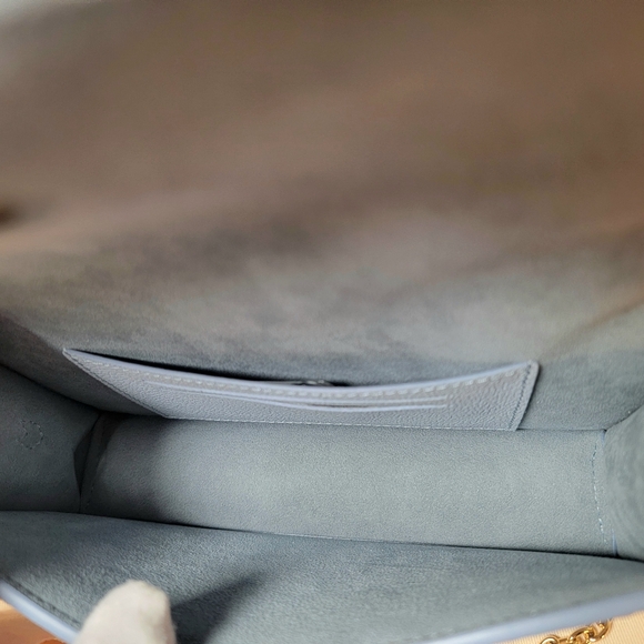 Louis Vuitton Lily WOC Wallet On Chain Blue Hour Monogram Empreinte Shoulder Bag - Picture 12 of 14